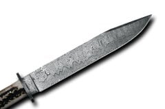 Bora 614 DMS-B Damascus Çelik Boynuz Saplı Bıçak