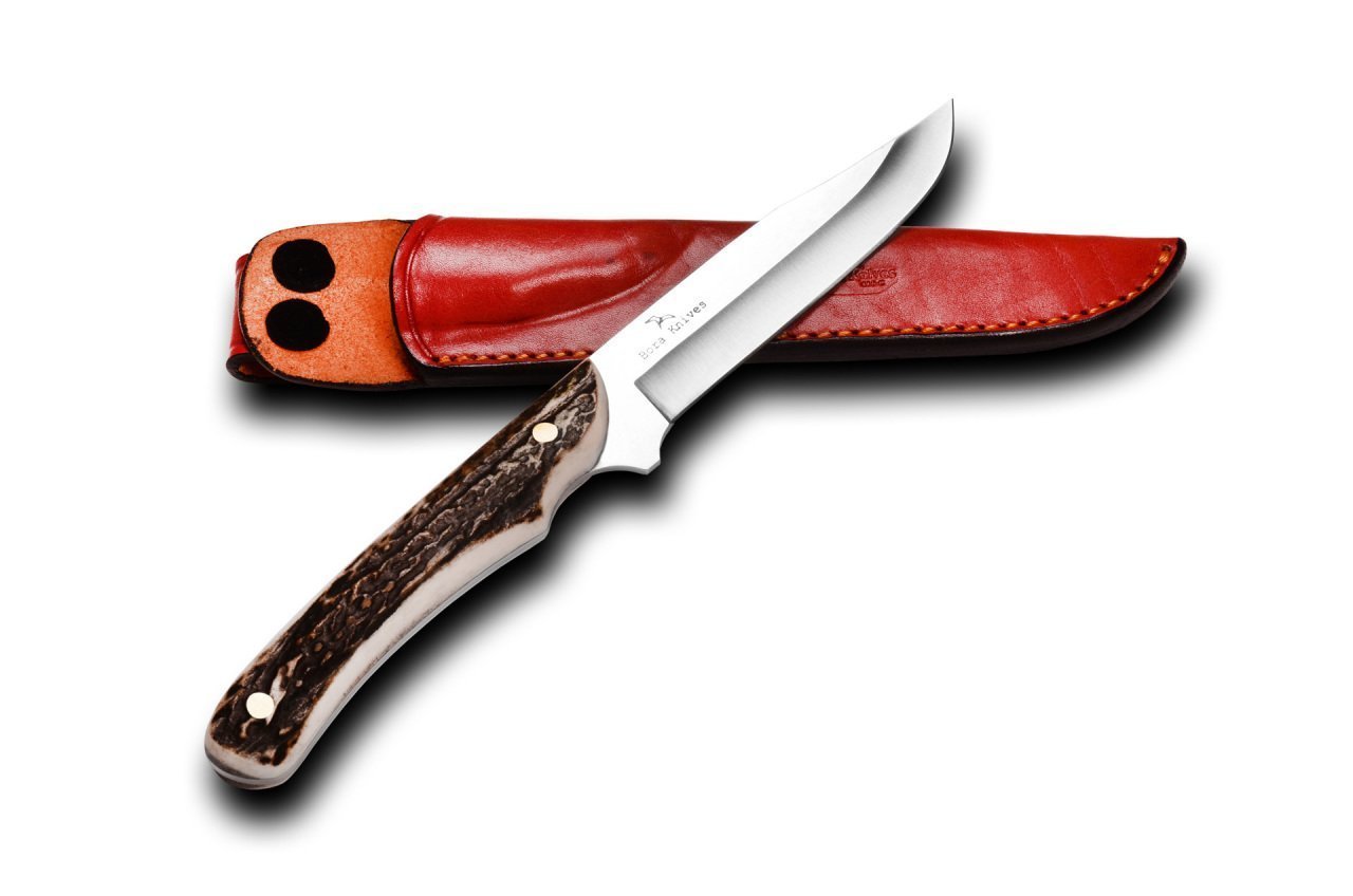 Bora 306 B Eagle Geyik Boynuzu Saplı Bıçak