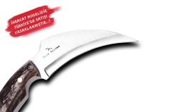 Bora 320 B Karambit Geyik Boynuzu Saplı Bıçak