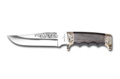 Bora 404 A Fighter Abanoz Sap Gravürlü Bıçak