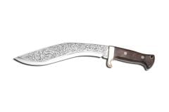 Bora 512 BC Kukri Ceviz Saplı Gravürlü Bıçak