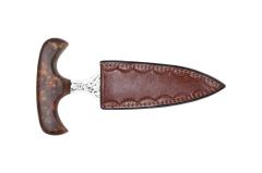 Bora Push Dagger Stabilize Saplı Gravürlü Bıçak
