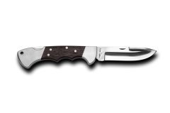 Bora 209 WPS Ergonomik İnce Yuvarlak Uçlu Wenge Saplı Çakı Survival Kit