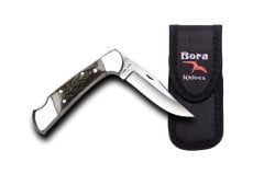 Bora 202 BP Orta Boy Boynuz Saplı Çakı