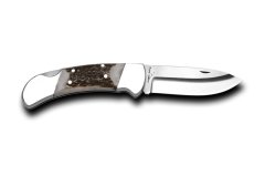 Bora 205 BPS Büyük Boy Yuvarlak Uçlu Boynuz Saplı Çakı Survival Kit